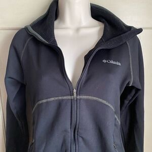 Columbia Ladies Zip Ip Jacket Sweatshirt Med